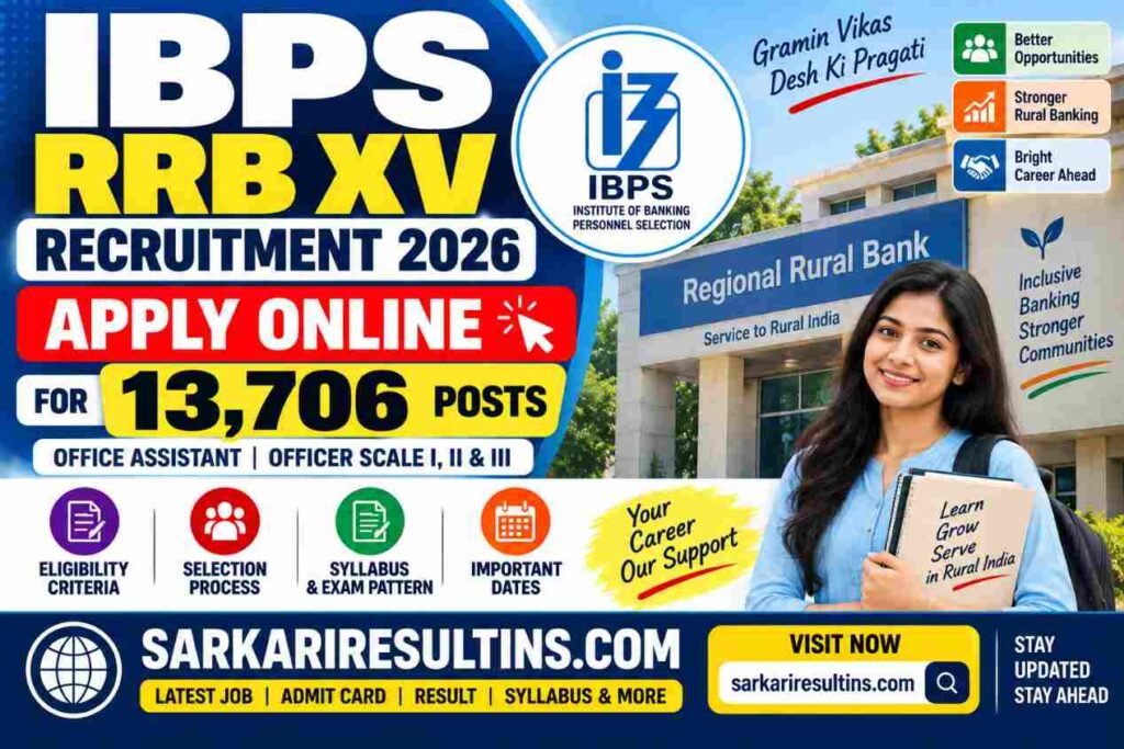 IBPS RRB XV Recruitment 2026