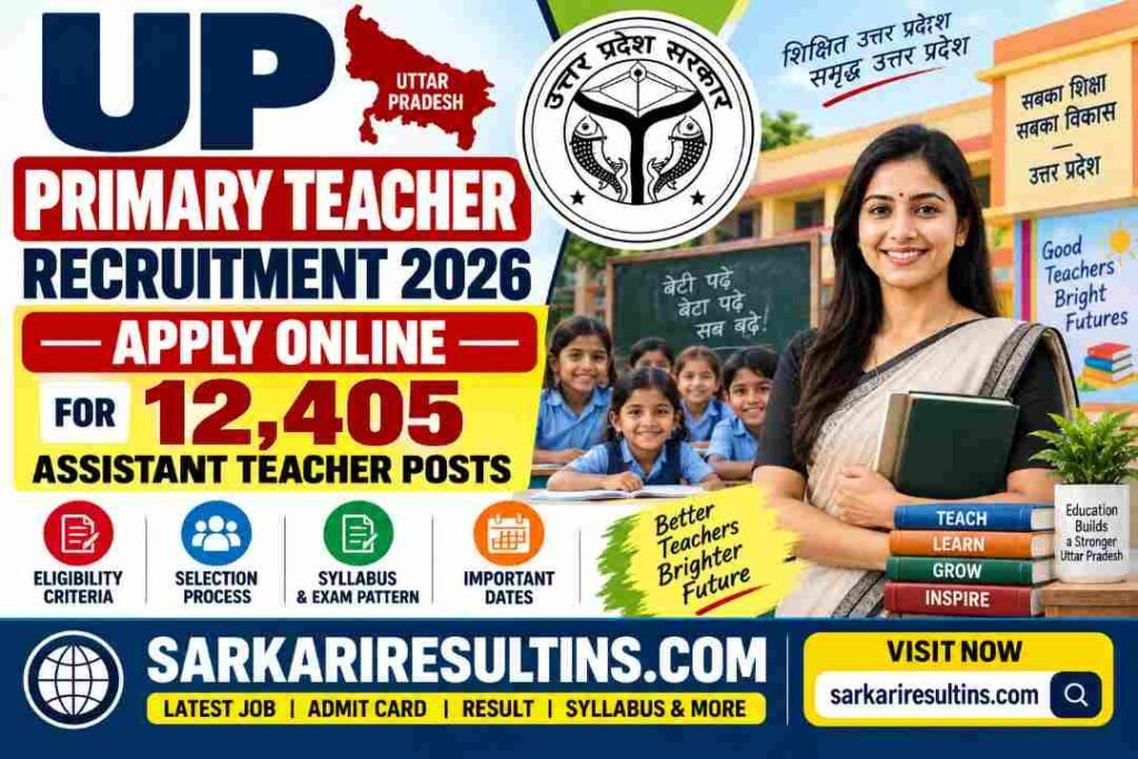 UP Primary Teacher Recruitment 2026