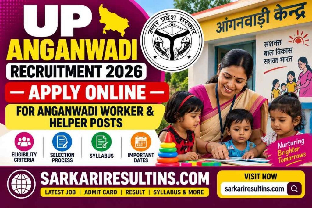 UP Anganwadi Recruitment 2026